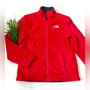 The North Face Osito Red Fleece Zip-Up Jacket - Medium